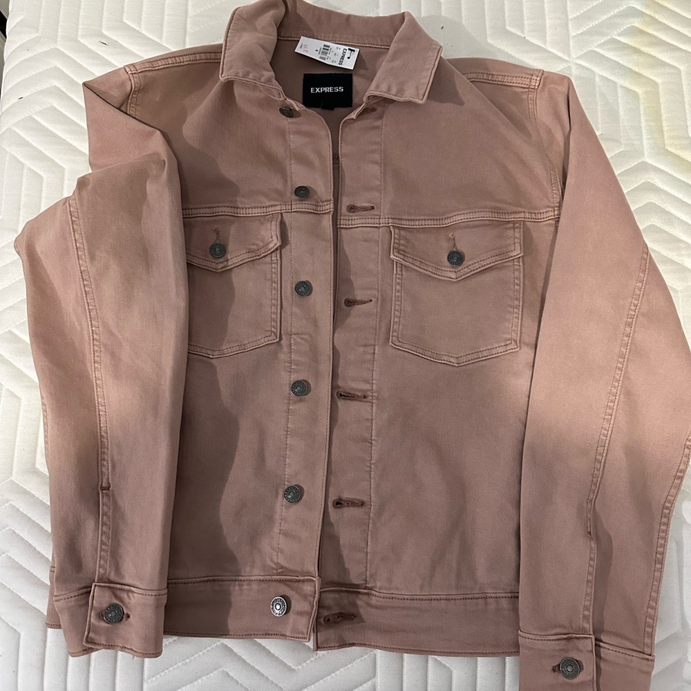 Express Denim Trucker Jacket-Medium